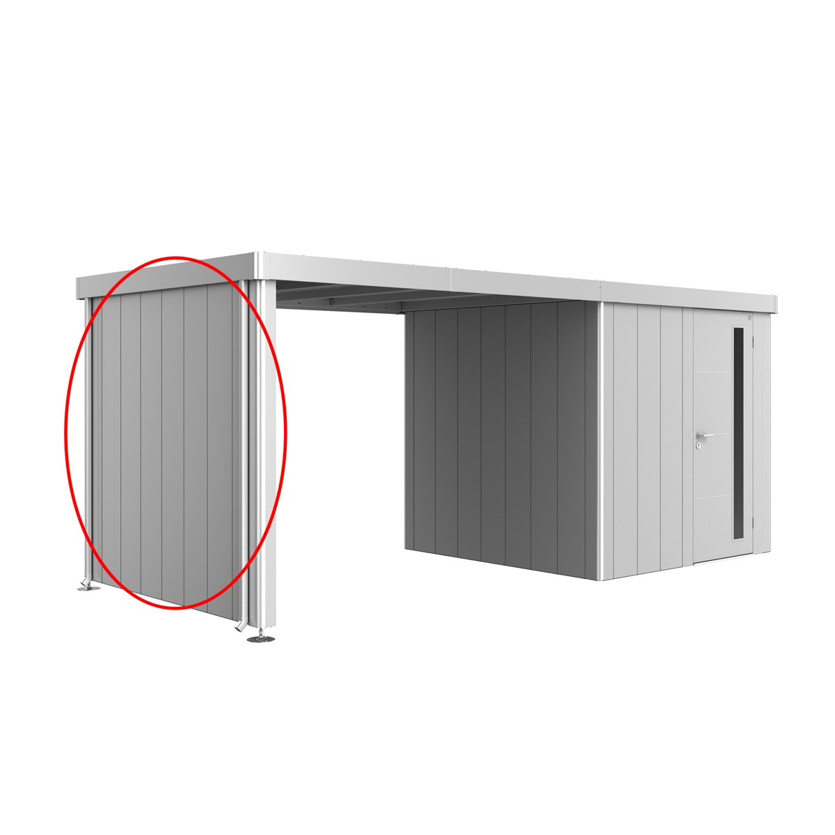 Bočni zid za bočnu nadstrešnicu Neo