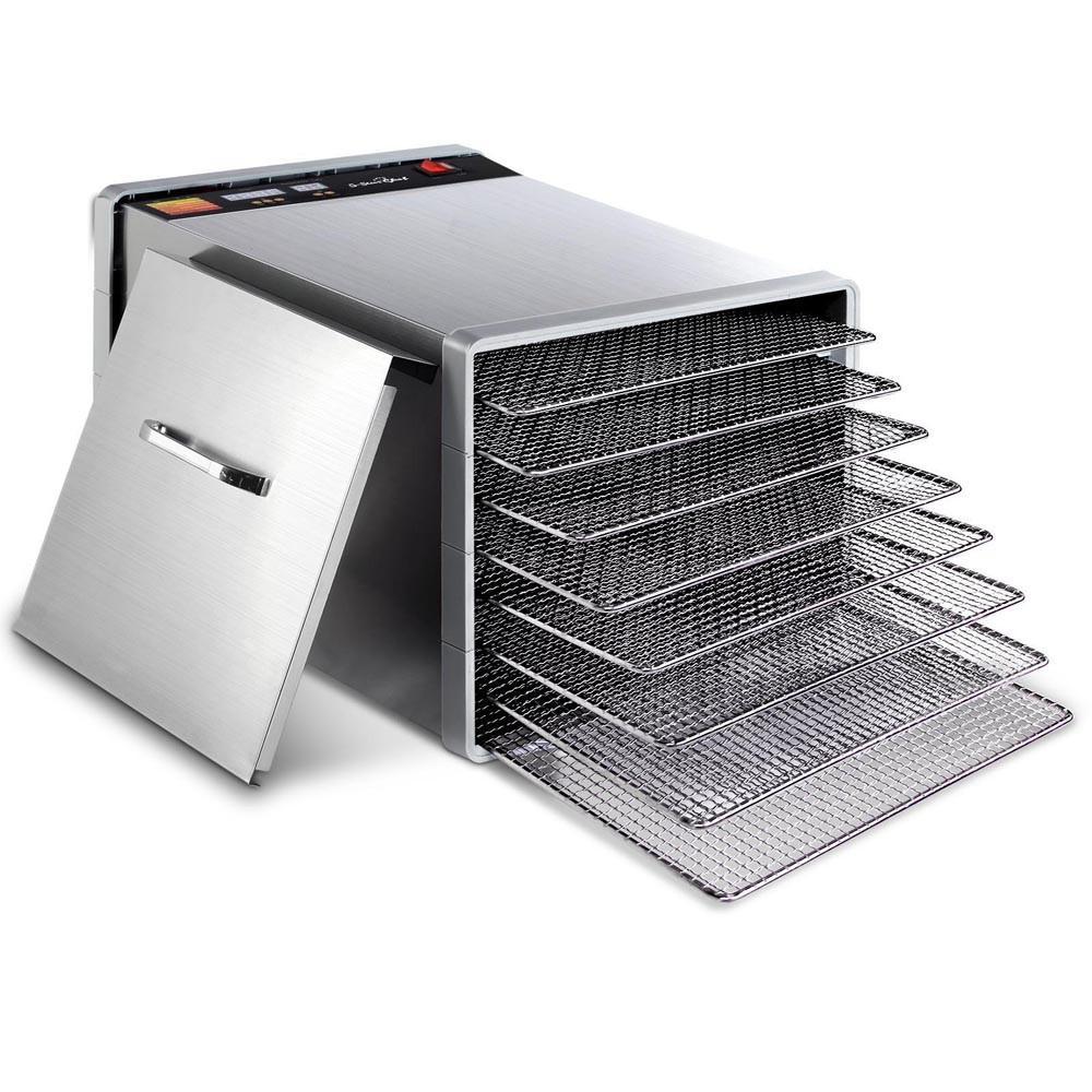 Dehydrator VerVita XXL stainless steel 8 stainless steel shelves