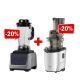 Kuvings REVO830S + SuperBlend II - Srebrni sokovnik i srebrni blender