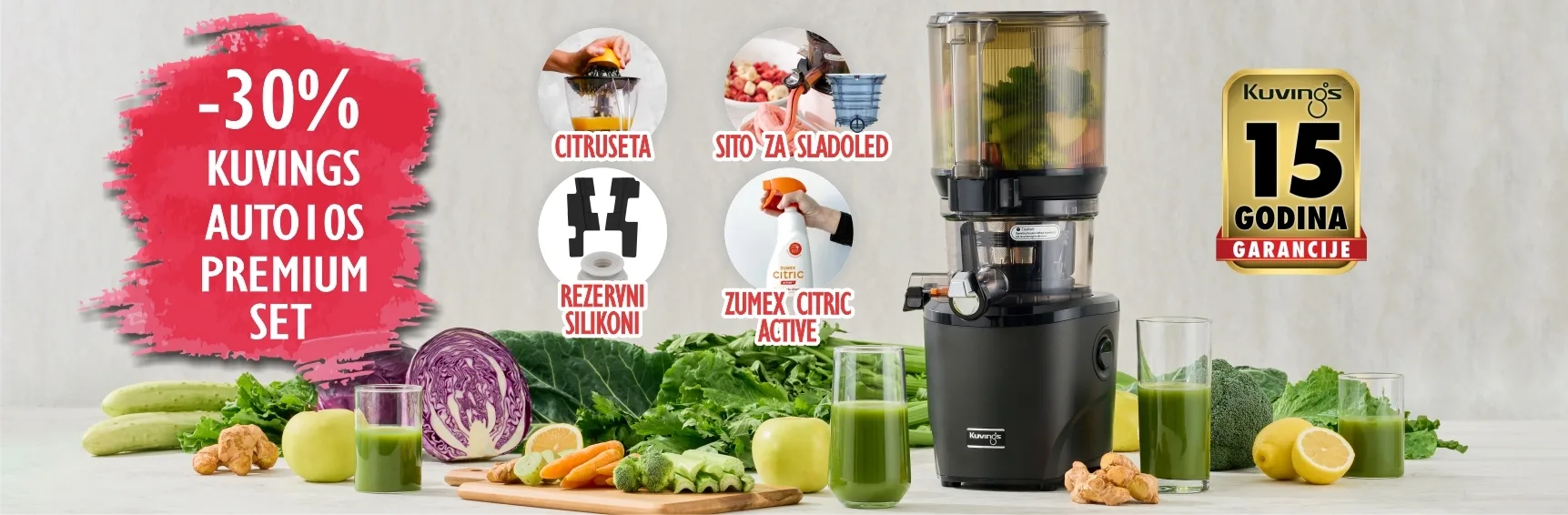 Kuvings AUTO10S Premium set