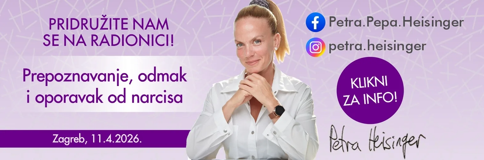 Radionica - Prepoznavanje, odmak i oporavak od narcisa