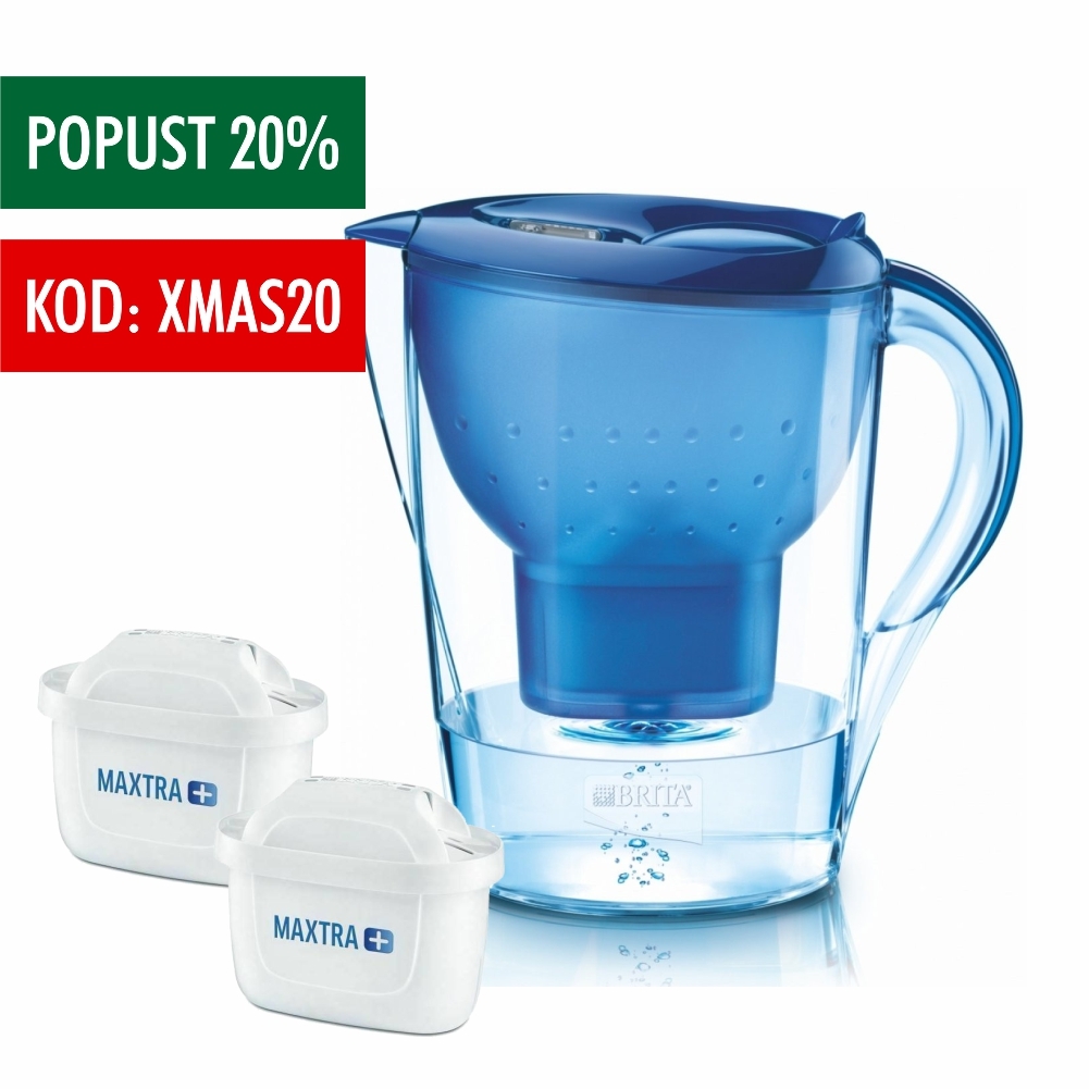Brita Marella XL tamno plava + 2 Maxtra+ filtera