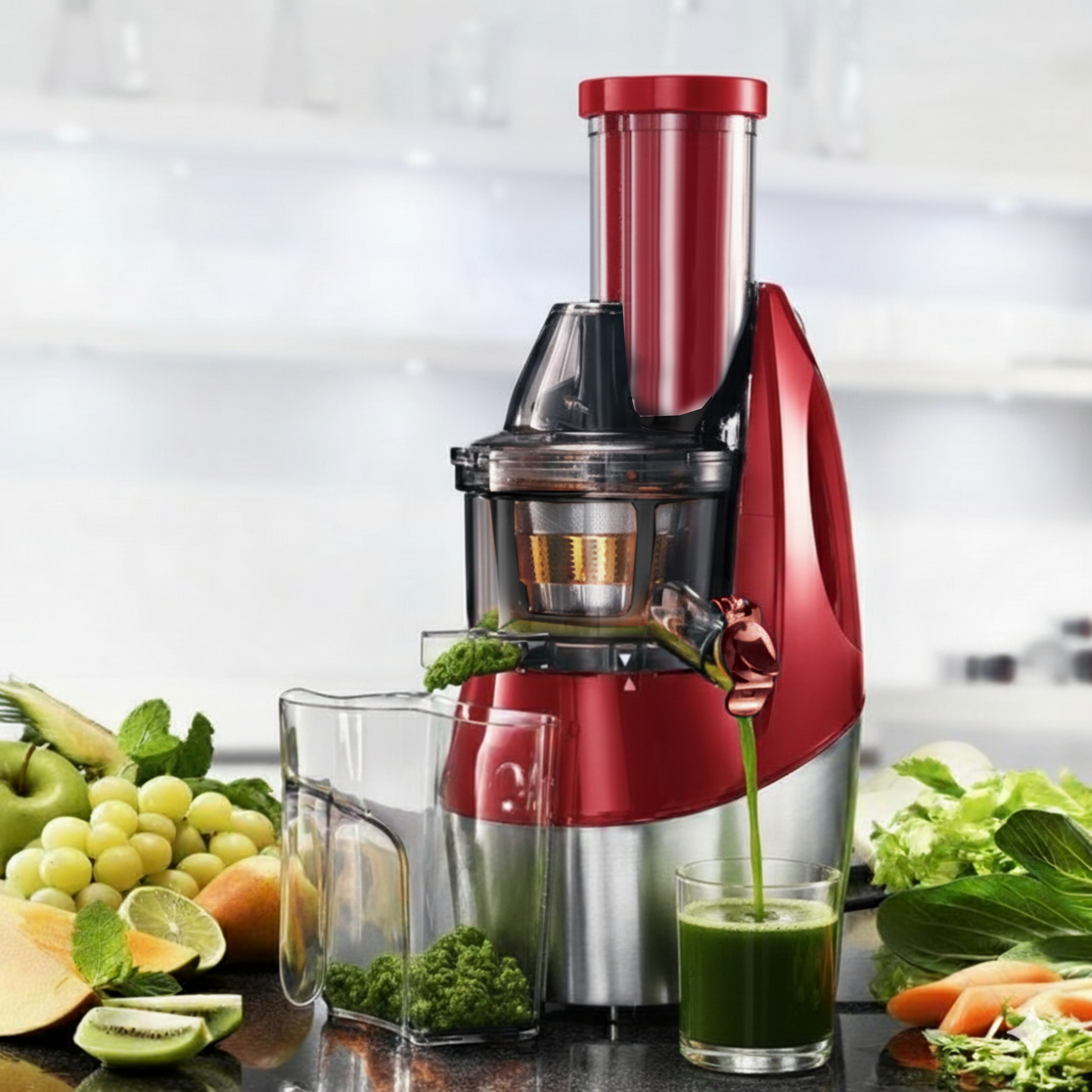 Estrattore sjw 450 caso inox red green jucie