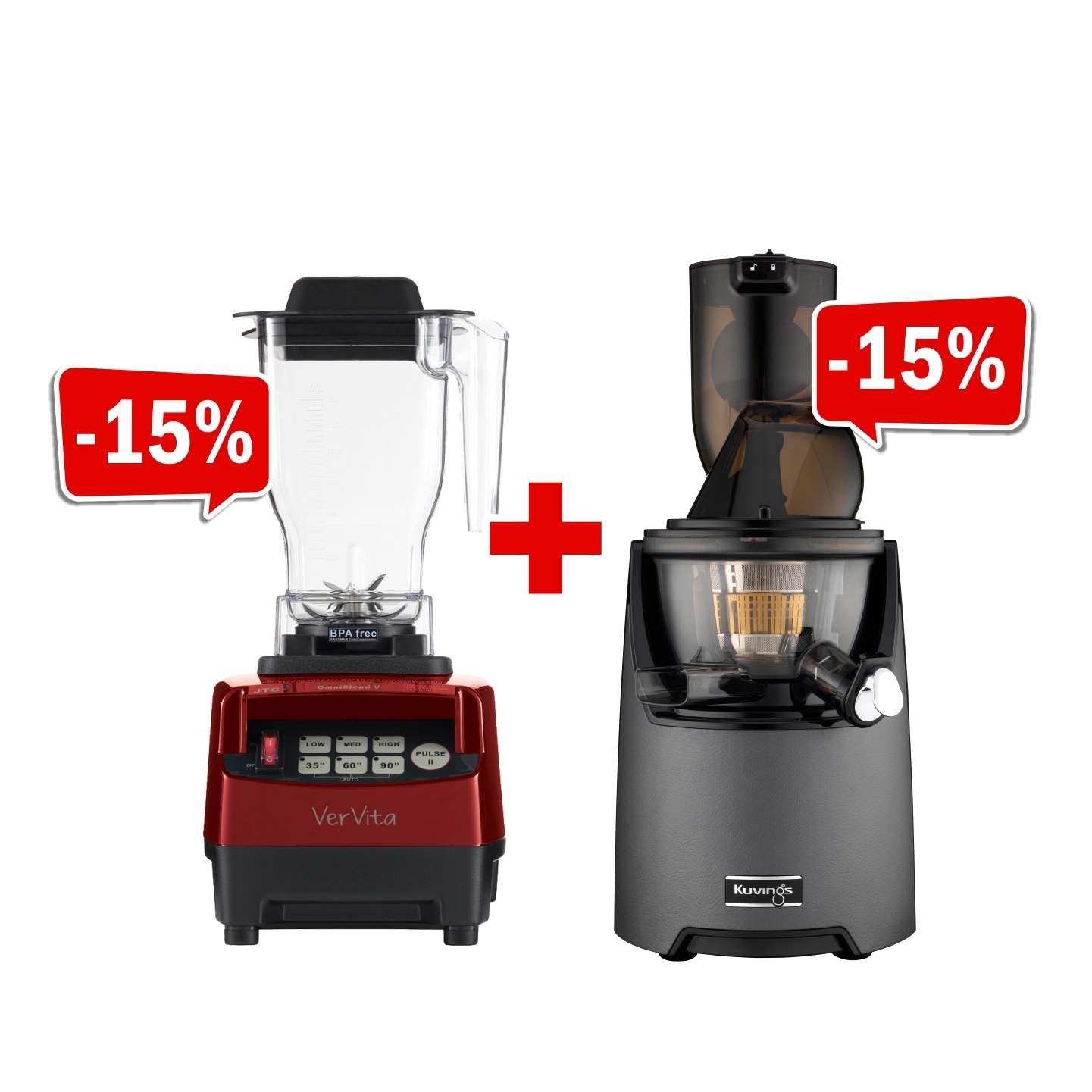 Kuvings EVO820S + OmniBlend V (1,5L)