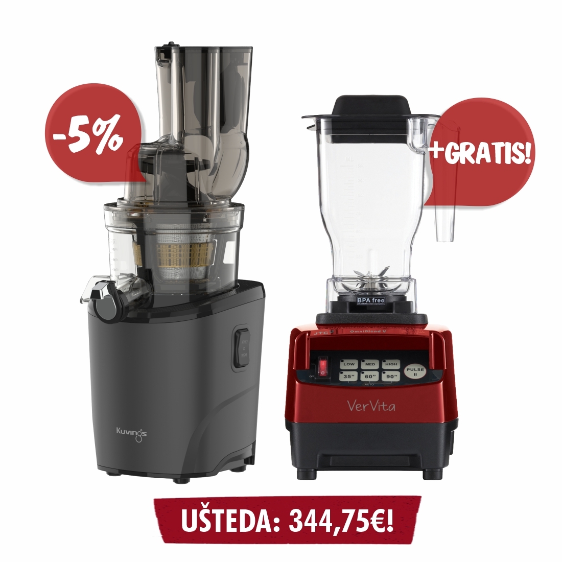 Kuvings REVO830S + OmniBlend V
