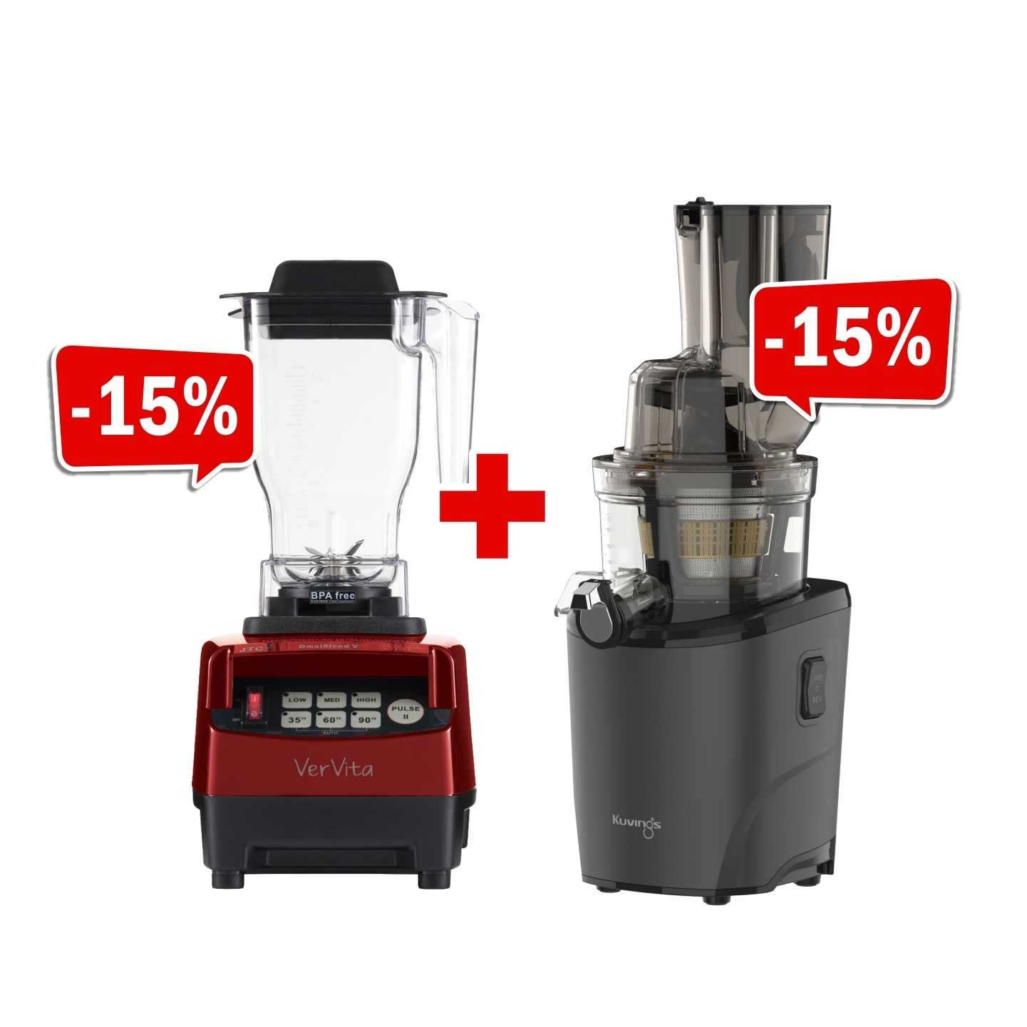 Kuvings REVO830S + OmniBlend V (1,5L)