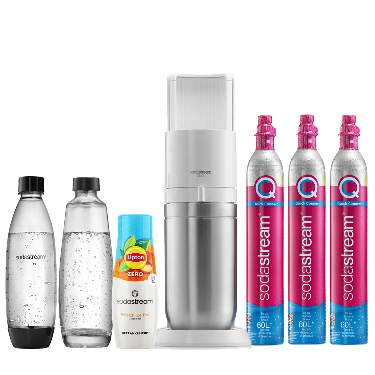 Sodastream duo paket lipton peach zero