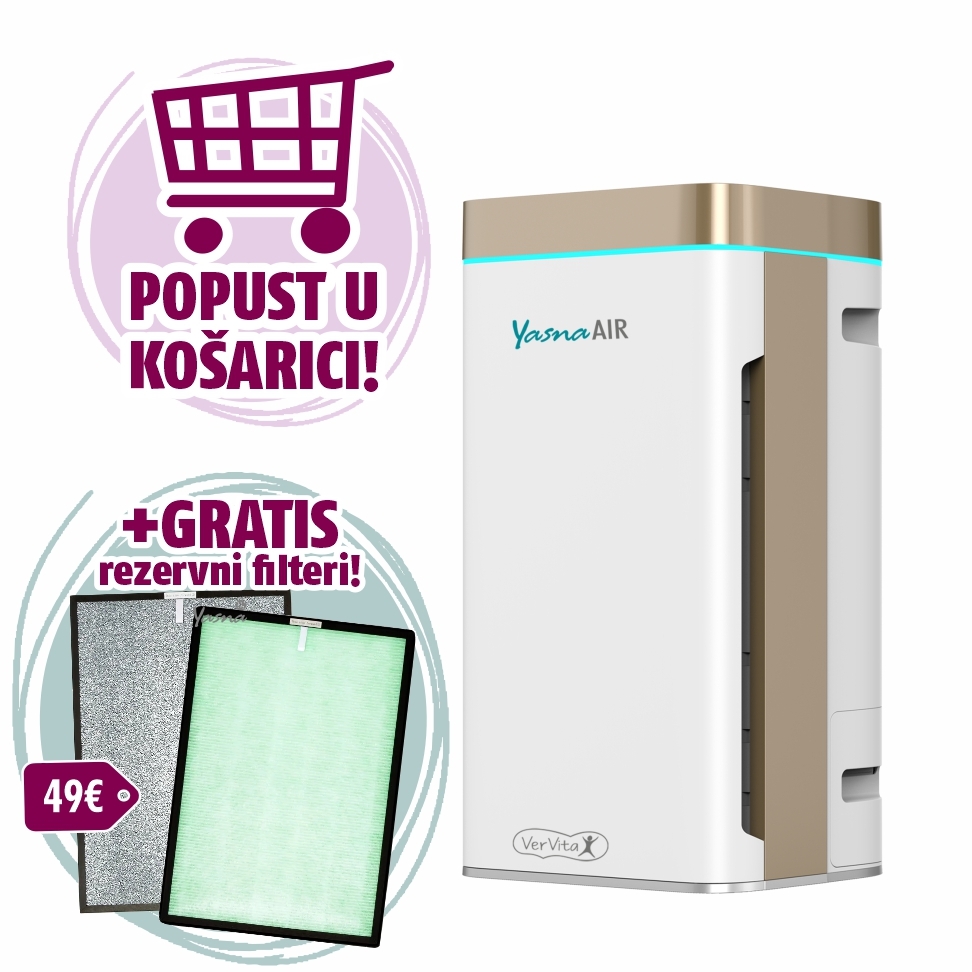 Yasna AIR pročišćivač, ovlaživač i ionizator zraka
