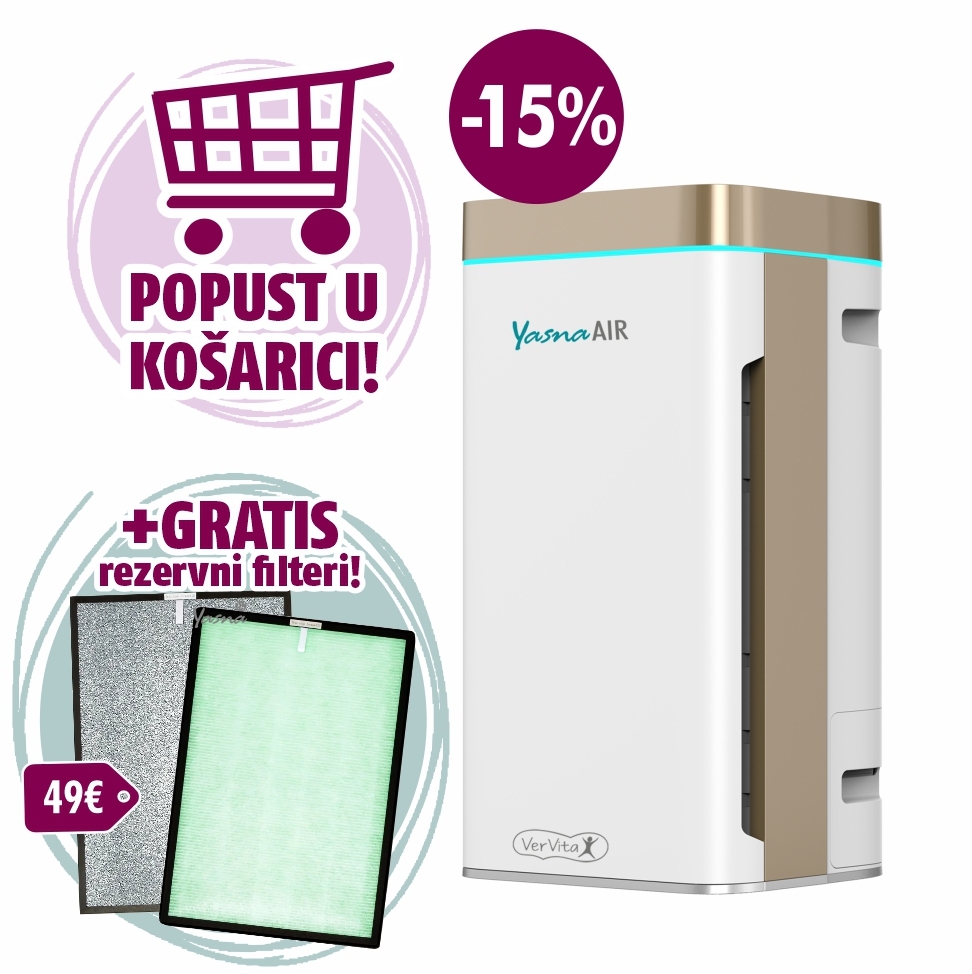 Yasna AIR pročišćivač, ovlaživač i ionizator zraka