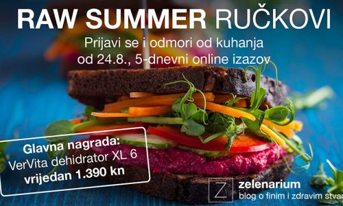 Prijavi se na online izazov: RAW SUMMER RUČKOVI i odmori od kuhanja!