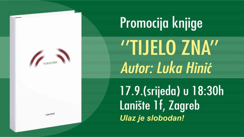 Promocija knjige ‘‘Tijelo zna’‘, 17.9.2025.
