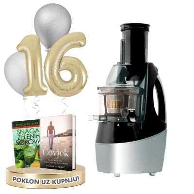 VerVita XXL juicer, inox/black