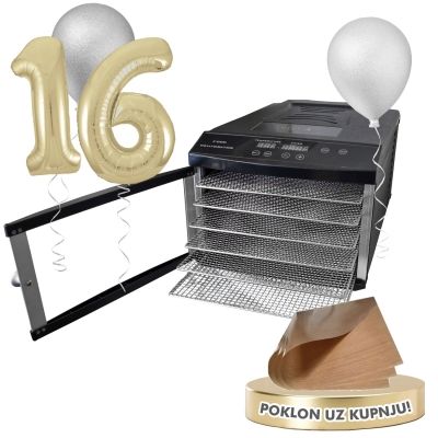 Dehydrator VerVita XL 6 inox trays