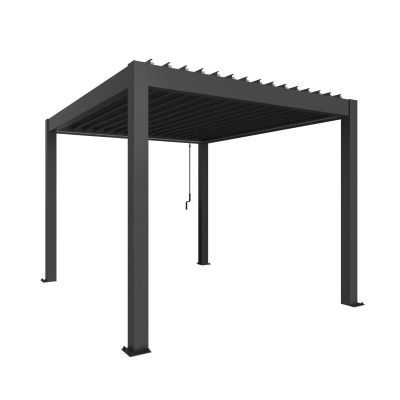 9003414923881 pergola 3x3 5 dunkelgrau rendering