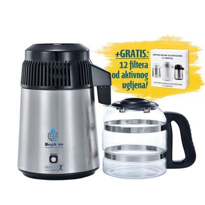 Desilator vode megahome inox-crni avans, gratis filteri