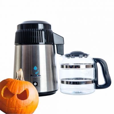 Destilator vode VerVita Megahome, inox/crni