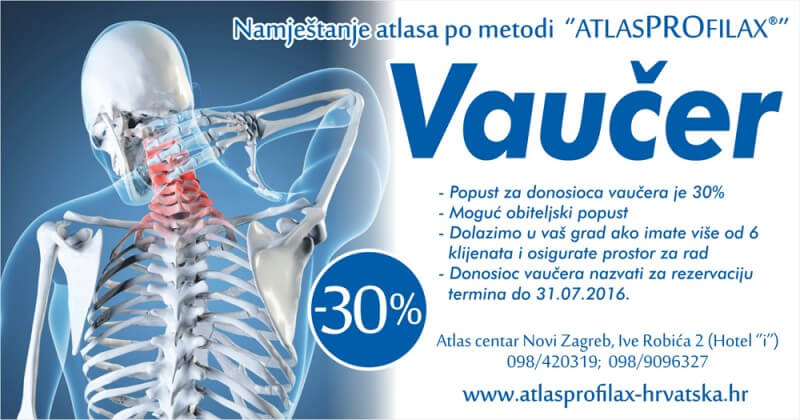 Vaučer namještanje atlasa