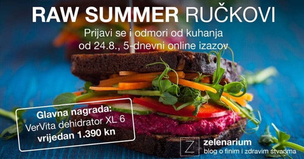 Prijavi se na online izazov: RAW SUMMER RUČKOVI i odmori od kuhanja! - VerVita