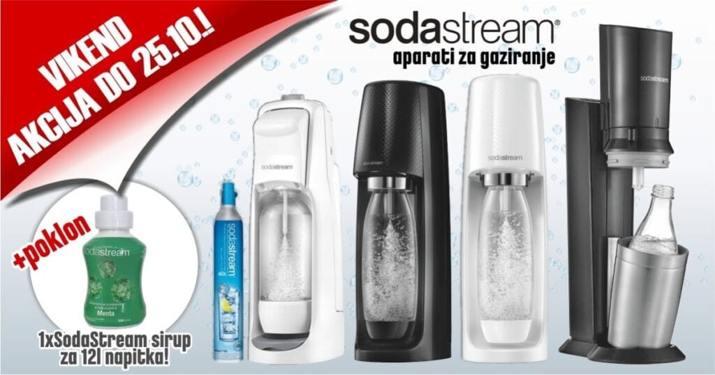 Vikend SodaStream aparata za gaziranje! - VerVita