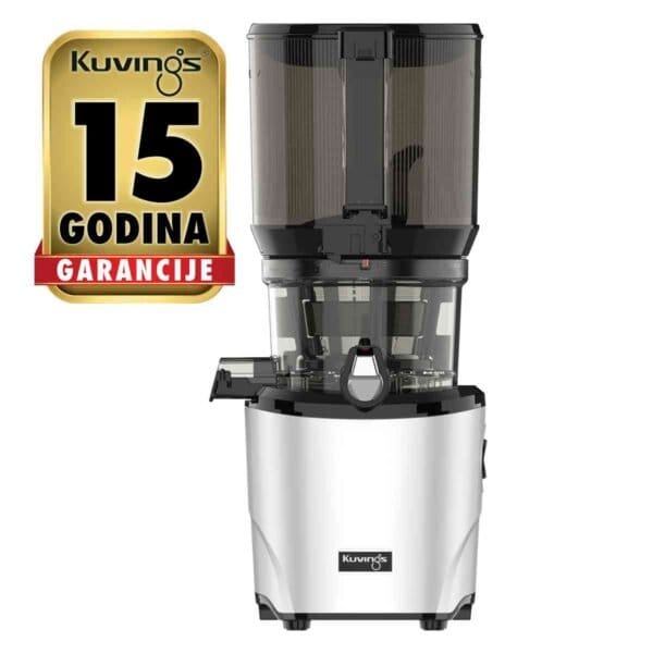 Kuvings AUTO10S sokovnik za hladno prešanje, boja Srebrna mat