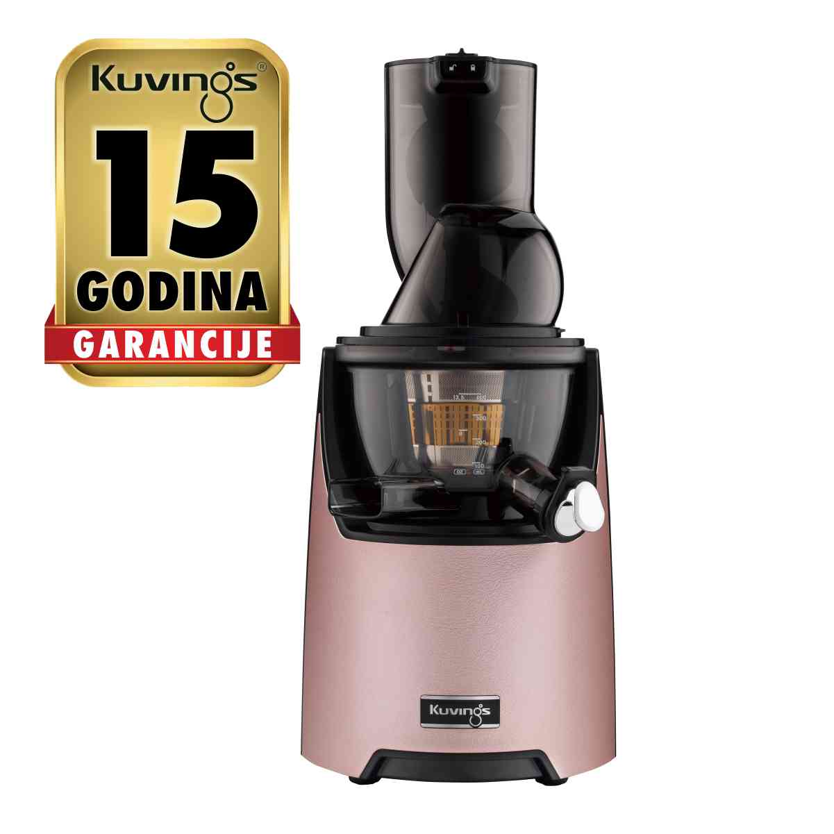Kuvings EVO820S sokovnik za hladno prešanje, boja Rose Gold