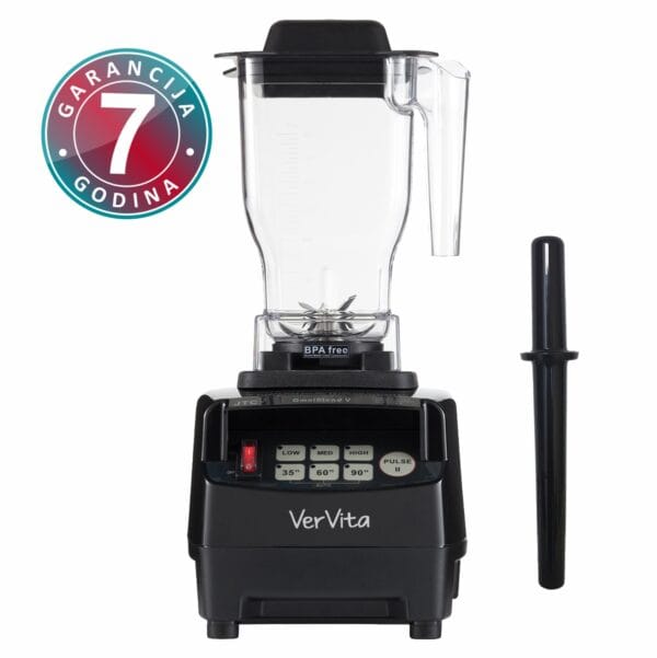 OmniBlend V s posudom 1,5l crni, blender sa 7 godina garancije snage 1200 W