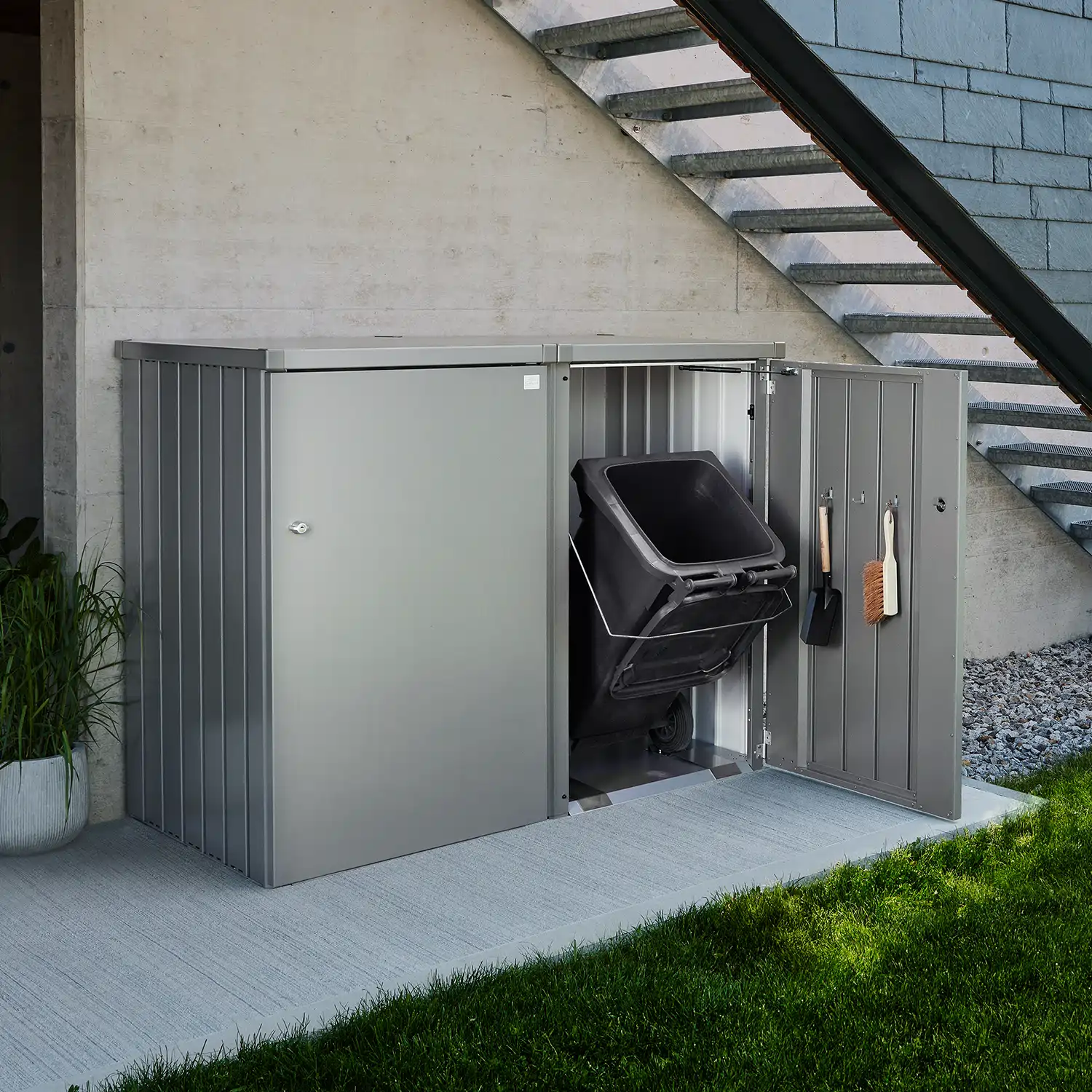 Biohort Alex modularno spremište za kante od 120 ili 240 l