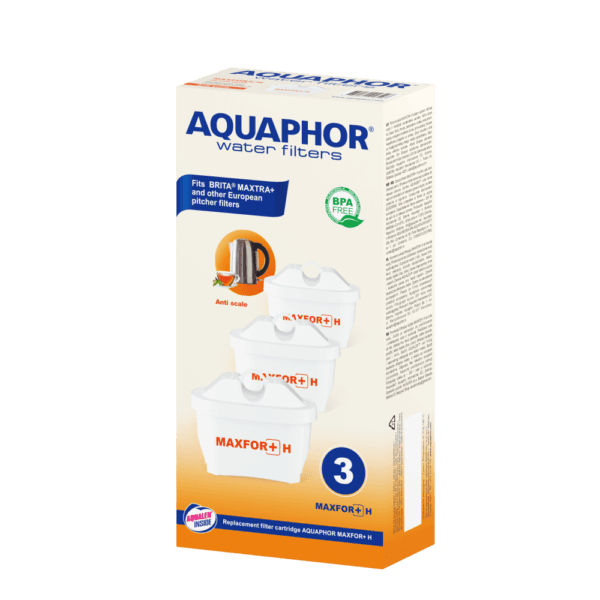Aquaphor filteri MAXFOR+ H Anti scale (3 filtera) za pročišćavanje i filtraciju vode ili zraka u kućanstvu