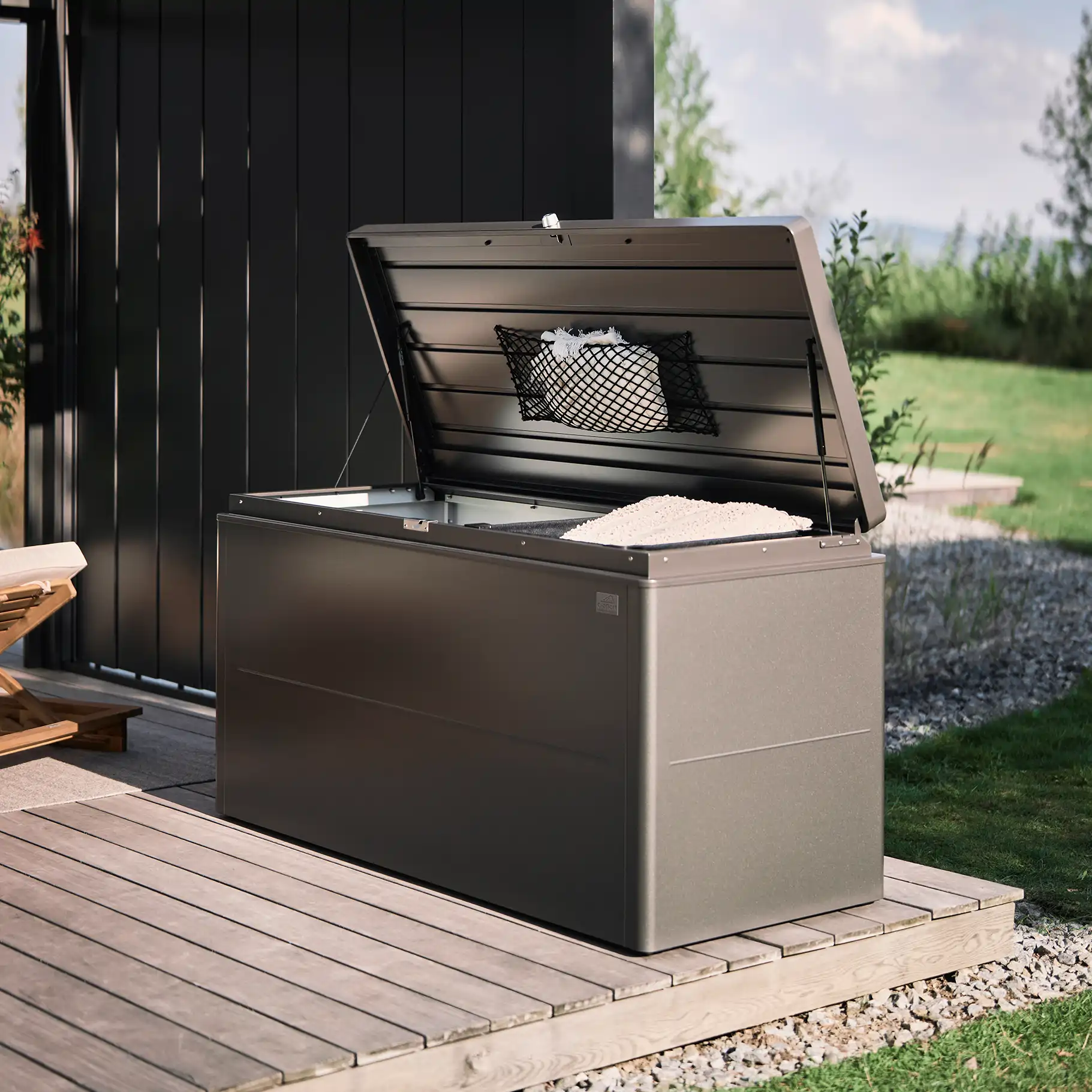 biohort loungebox 1 Biohort LoungeBox, metalni vrtni sanduk