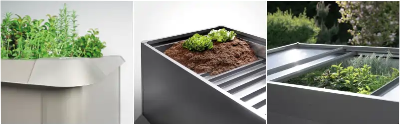 biohort visoka gredica, zašita od puževa, međuploča, stakleni poklopac za gredicu